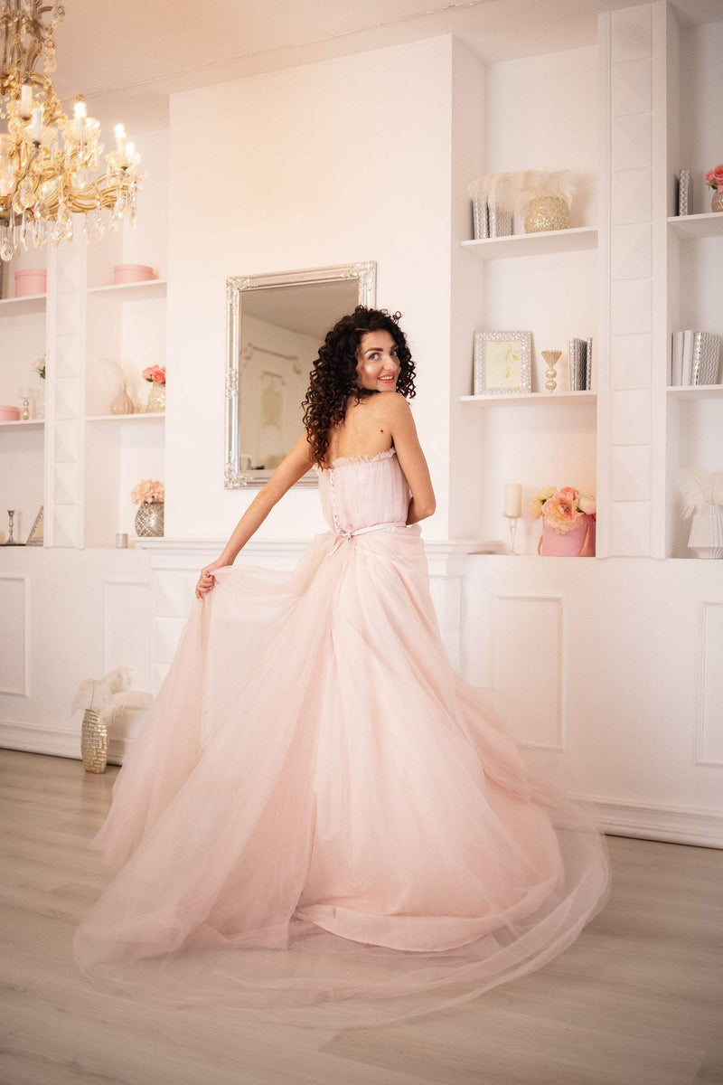 Formal gown tulle outlet maxi dress