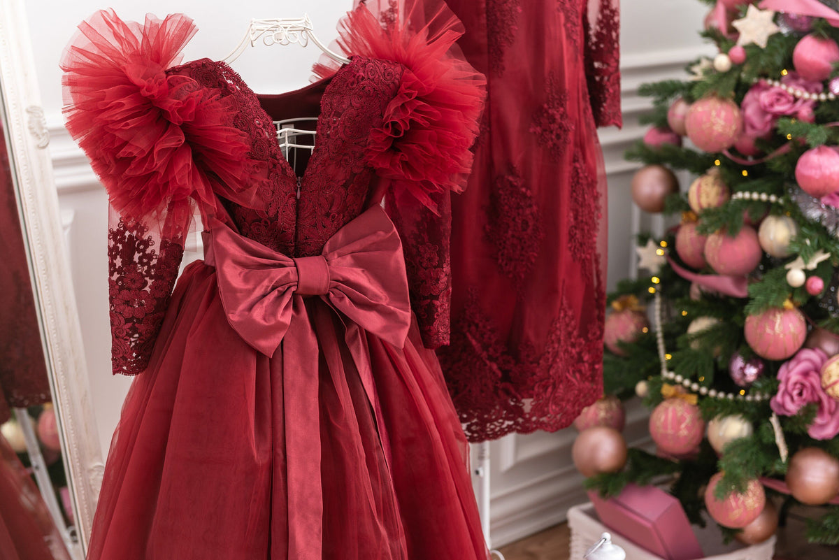 Mum and daughter matching christmas dresses uk best sale