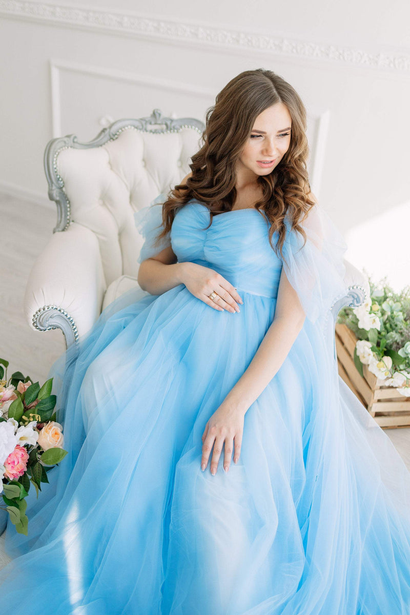 Baby blue clearance tulle dress