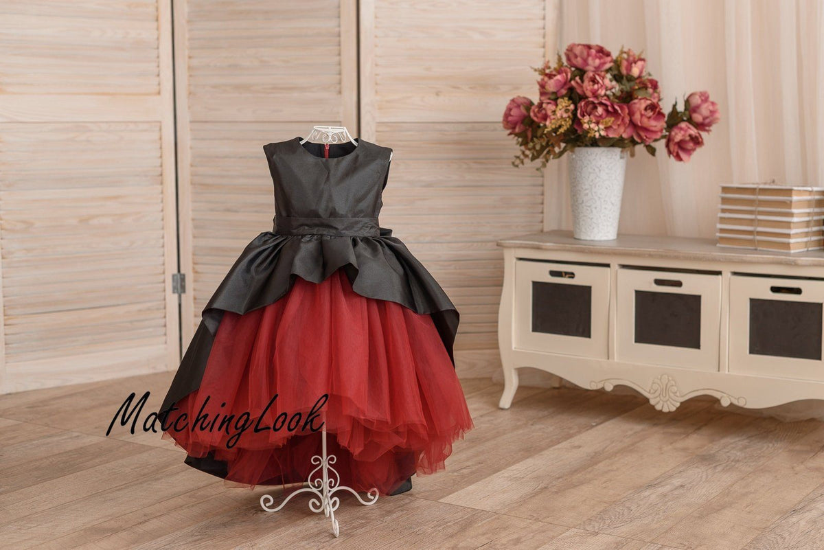 Black and shop red baby dress