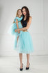 Mommy and Me Matching Halloween Costumes, Princess Jasmine Costume, Fairytale Dress Girl, Blue Tutu Skirt Women, Mother Daughter Photoshoot