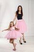 Mommy and Me Dress, Mother Daughter Matching Dress, Pink Tutu Adult Skirt, Girl Princess Dress, 1st Birthday Dress, Photoshoot Dress, Formal