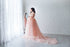 Maternity Dress, Pregnnacy Dress for Photoshoot, Peach Lace Maternity Gown, Infinity Dress, Tulle Train Dress, Formal Dress, Princess Dress