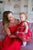 Mommy And Me Photoshoot Dresses, Red Mother Daughter Matching Dress, Wedding Guest Dress, Formal Dress, Baby Girl Dress, 1st Birthday Dress