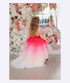 Pink Princess Dress, Flower Girl Dress, Toddler Gown Dress, Girl Tutu Dress, Formal Tulle Dress, Photoshoot Dress, Special Occasion Dress