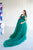 Emerald Maternity Dress, Tulle Maternity Gown, Teal Maternity Robe, Pregnancy Lace Dress, Maternity Photoshoot, Emerald Wedding Gown