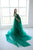 Emerald Maternity Dress, Tulle Maternity Gown, Teal Maternity Robe, Pregnancy Lace Dress, Maternity Photoshoot, Emerald Wedding Gown