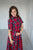 Tartan Dress, Red Plaid Dress For Women, Christmas Dress, Winter Holiday Dresses, Red Shirt Dress, Photoshoot Dress, Xmas Party Dress