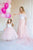 Pink Wedding Dress, Blush Tulle Gowns Photoshoot, Matching Mommy And Me Outfit, Tulle Maternity Dresses, Mother Daughter Matching Gown