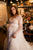 Ready To Ship ~ Off White Maternity Wedding Dress, Maternity Gown With Tulle Detachable Train, Photography Dress, Ruffle Gown - M size