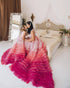 Couture Mommy and Me Gowns, Ombre Wedding Dress, Fairy Photoshoot Dress, Fall Style Photoshoot, Tulle Gowns,Matching Black Tie Dress,Layered