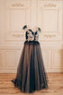 Black And Nude Dress, Black Wedding Dress, Alternative Wedding Dress, Photoshoot Dress, Graduation Dress, Black Tie Dress, Glamour Dress