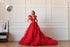 Red Wedding Dress, Gala Gown, Black Tie Dress, Tulle Red Carpet Dress, Masquerade Ball Gown, Couture Gown, Photoshoot Dress, Cocktail Dress