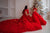 Red Mommy And Me Gown Dress, Princess Tulle Dress, Mother Daughter Romantic Gowns, Photoshoot Dress, Tiered Gown, Rental Service Gowns