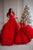 Red Mommy And Me Gown Dress, Princess Tulle Dress, Mother Daughter Romantic Gowns, Photoshoot Dress, Tiered Gown, Rental Service Gowns