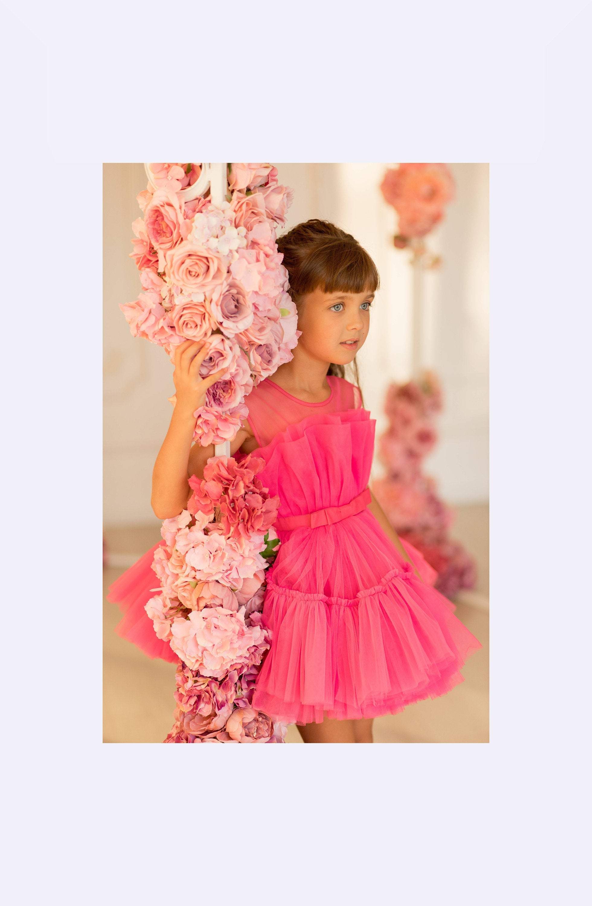 High Quality Kids Dresses For Girls Spring Baby Girl Dress Child Sweet  Clothes Princess Designer Dress