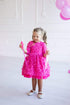 Hot Pink Dress, Girl Lace Dress, 1st Birthday Dress, Pink Holiday Dress, Girl Formal Dress, Flower Girl Dress, Girl Tutu Dress,Elegant Dress