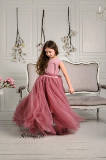 Dresses For Girls Flower Girl Dress Dusty Rose Flower Dress Princes