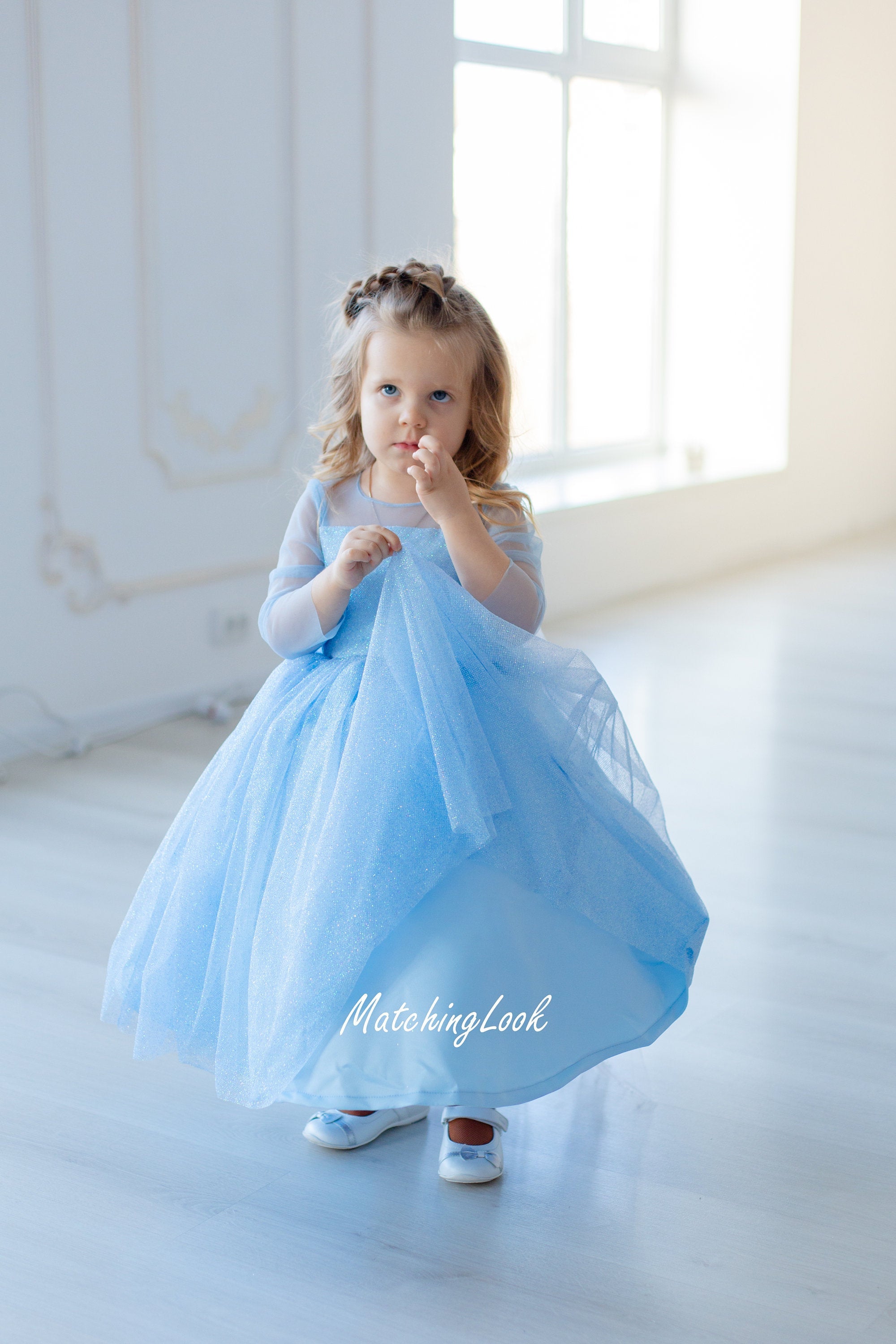 Kids Girls Frozen Elsa Anna Puff Sleeve Princess Party Tulle Tutu Dress  Birthday Ball Gown | Fruugo NO