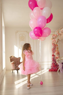 Pink party dress shop for 5 year old