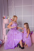 Lavender Matching Mother Daughter asymmetrical lace tutu outfits - Mother daughter matching dress - Mommy and Me outfits