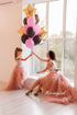 Mommy And Me Outfit, Flower Girl Dress, Matching Tulle Dress, Matching Photoshoot Dress, Matching Pink Dress, Asymmetrical Dress, Formal