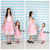 Pink Mommy and Me Dress, Pink Matching Dress, Photoshoot Dress, Tulle Mother Daughter Matching Dress, Formal Dress, Birthday Dress, Elegant